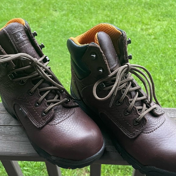 Women Steel Toe Work Boots - Picture 1 of 8